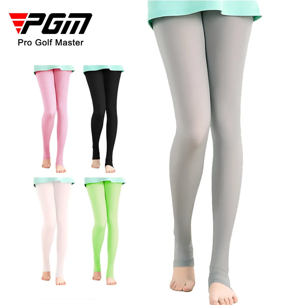 

PGM Golf Legging Socks Lady Summer Sunscreen Ice Tights Stockings Girl UV-proof Sweatpants Bottom Women Golf Cropped Foot Pants