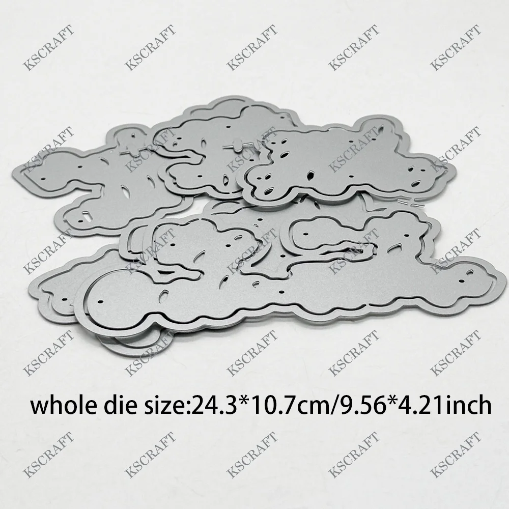 KSCRAFT Galentine Sentiments Cutting Dies Stencils for DIY Scrapbooking Decorative Embossing DIY Paper Cards