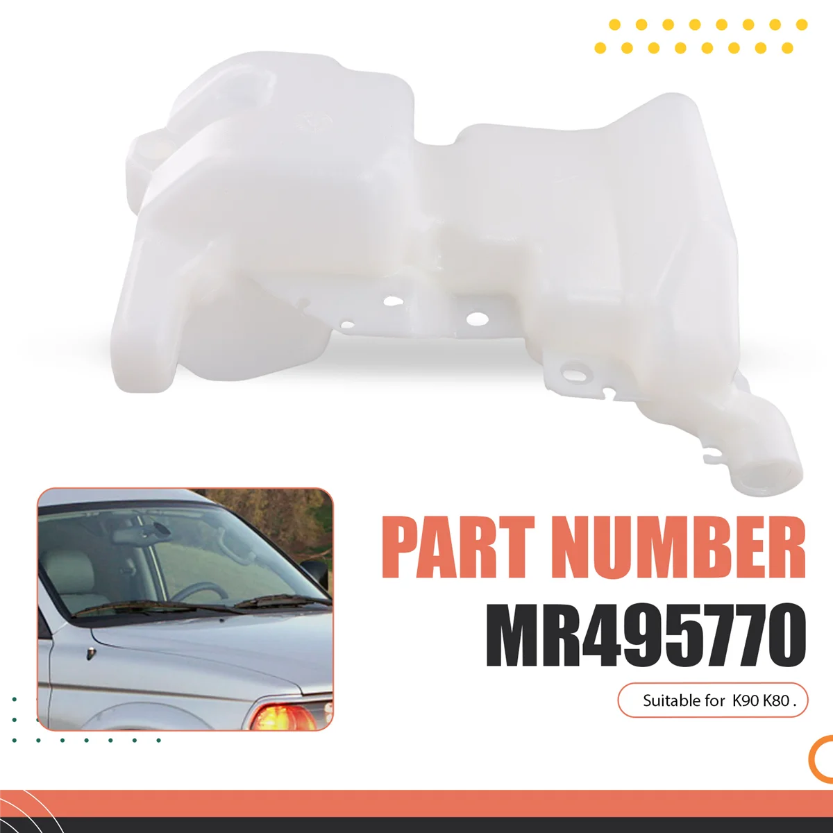 

#26V Automotive Parts & Accessories,Windshield Washer Tank MR495787 for Pajero Sport K90 K80,plastic