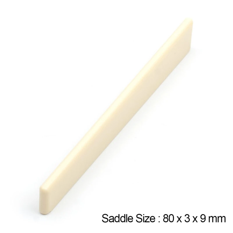 2PcsClassical Guitar Bone 52mm 6 String Slotted for Classical Guitar Parts