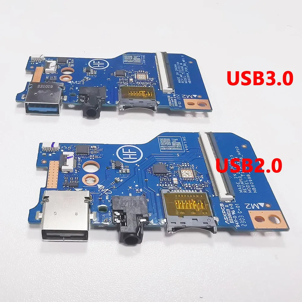 Für samsung galaxy buch 2 np750xed laptop usb jack kopfhörer audio interface port board nb6099a BA83-04514A nb6099b BA83-05012A