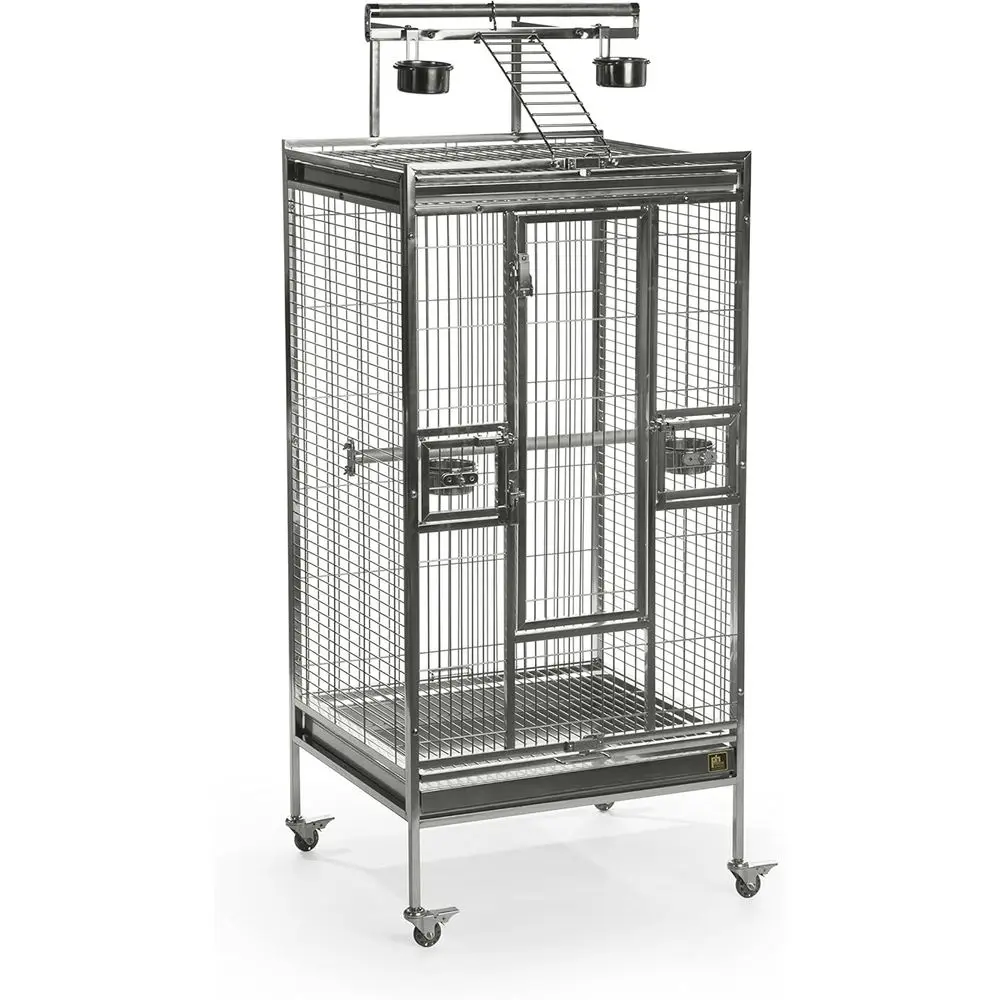 

StainlSteel Play top Bird Cage, StainlSteel, Medium