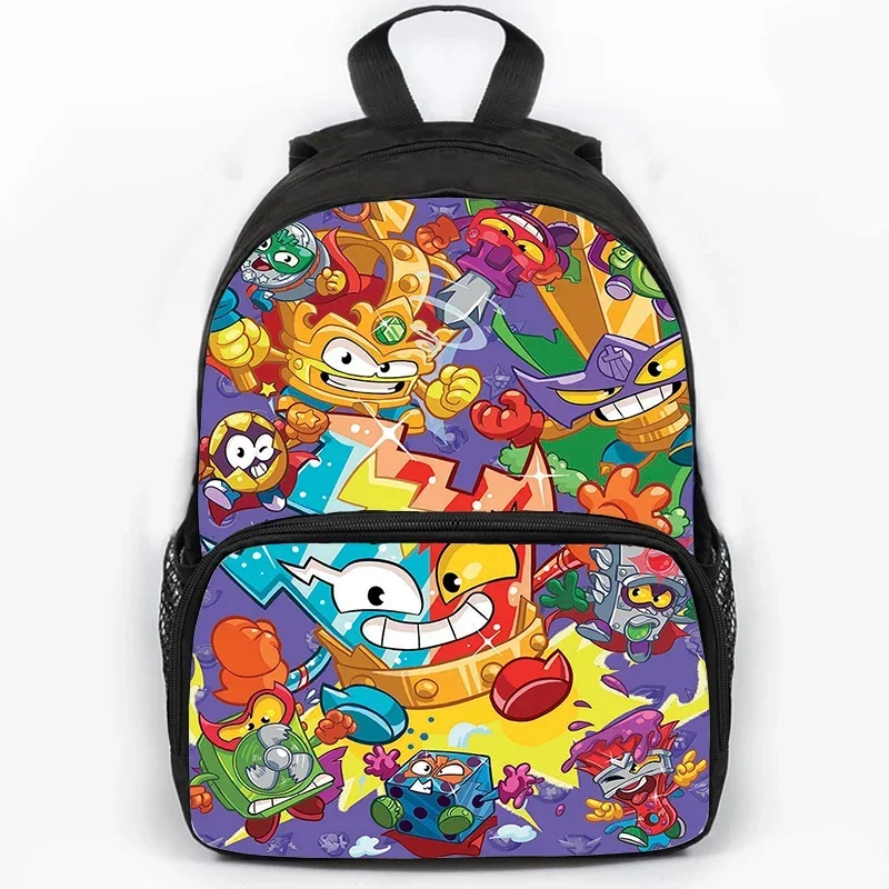 Mochila con estampado de Superthings, mochilas escolares para niñas y niños, Mochila Super Things, Mochila de dibujos animados para niños, Mochila para estudiantes, Mochila para ordenador portátil