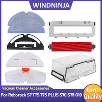 For XiaoMi Roborock S7/S70/S75/T7S/T7S PLUS/G10 Vacuum Cleaner Accessories Water Tank，Dust Box，Brush Cover，Mop Bracket Parts