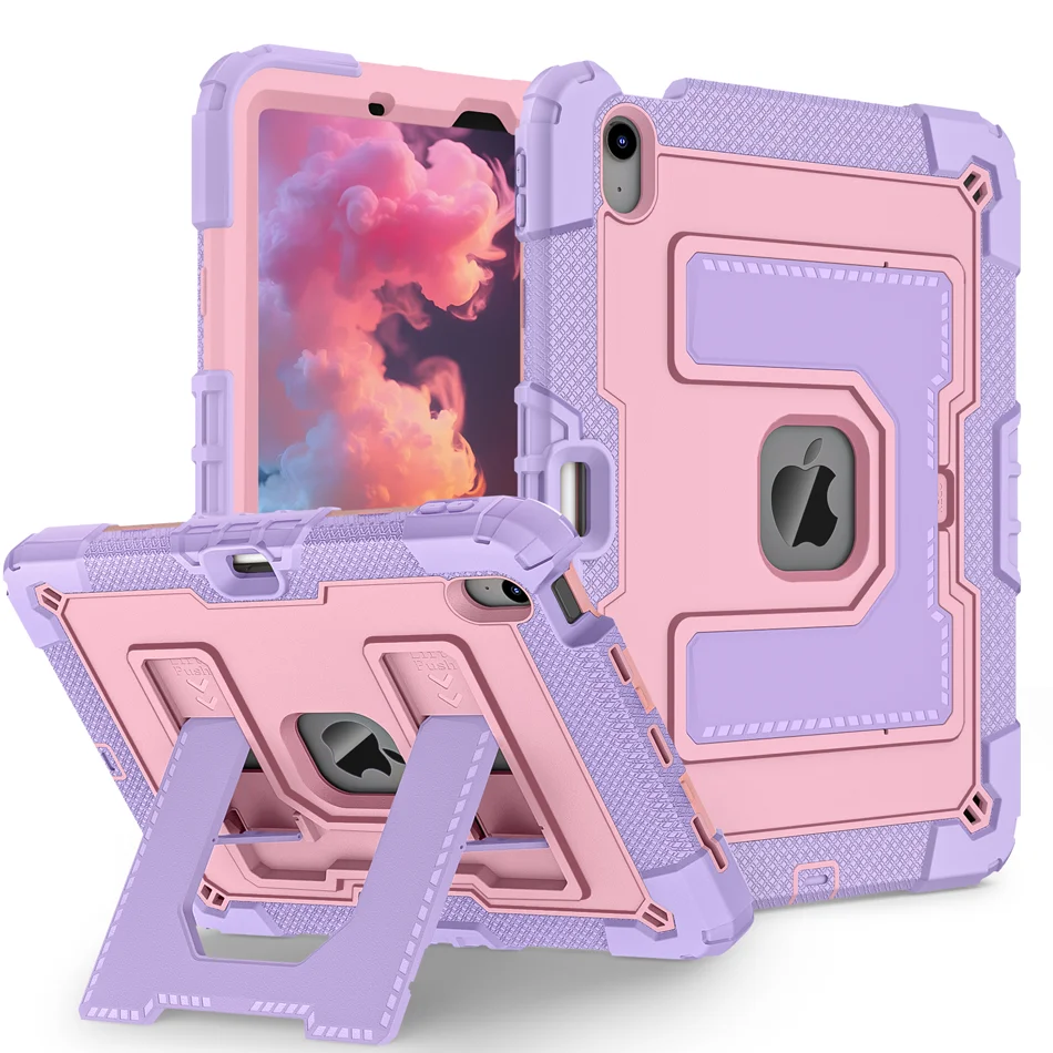 

360 Rotation PC Stand Tablet Case for IPad 2026 A19 12th 6 7 8 9 10th 11th Gen Pro 11 Mini7 Air 8 4 5 10.9 Inch Shockproof Cover