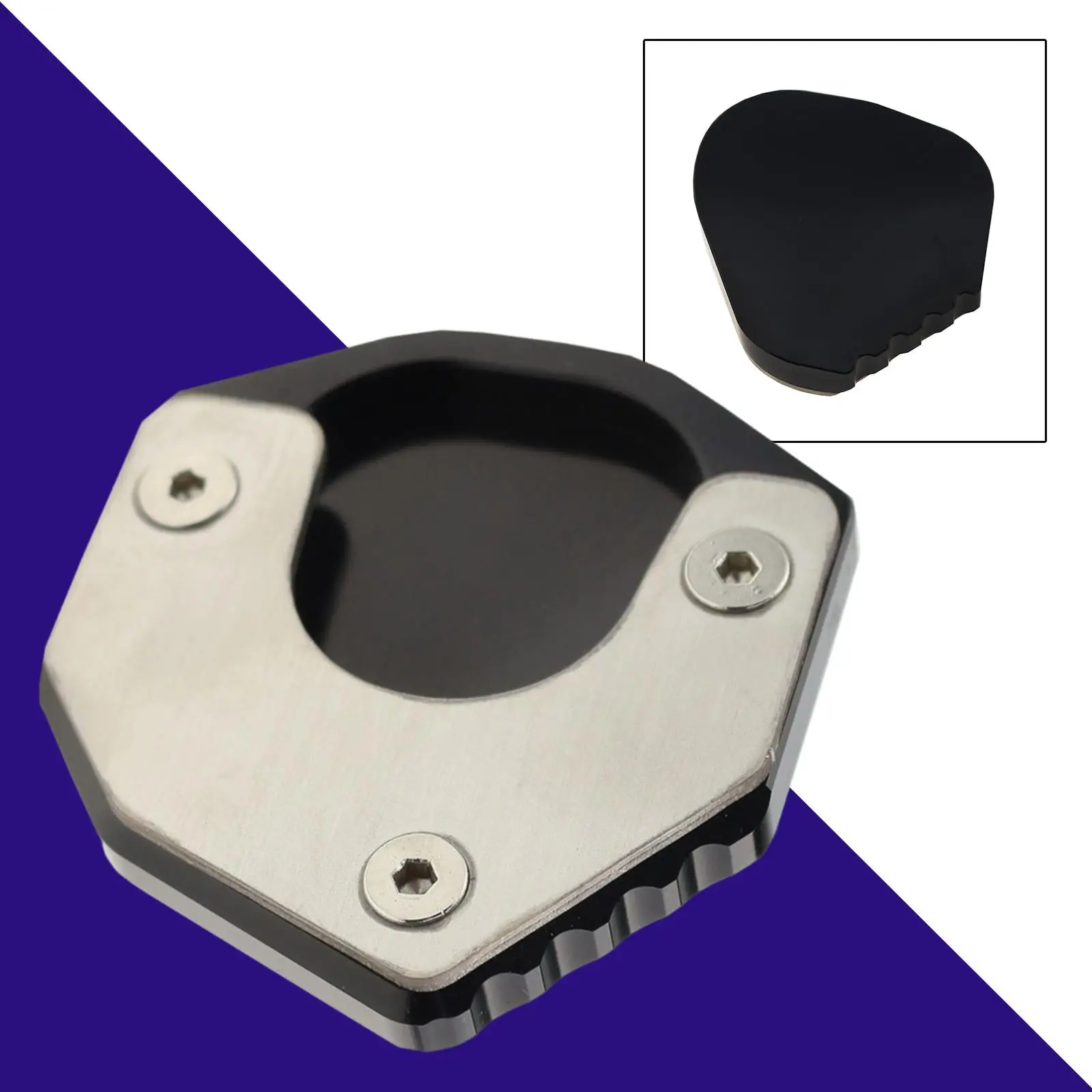 Kickstand Pad Foot Side Stand Enlarger Plate for SUZUKI DRZ400E DRZ400SM