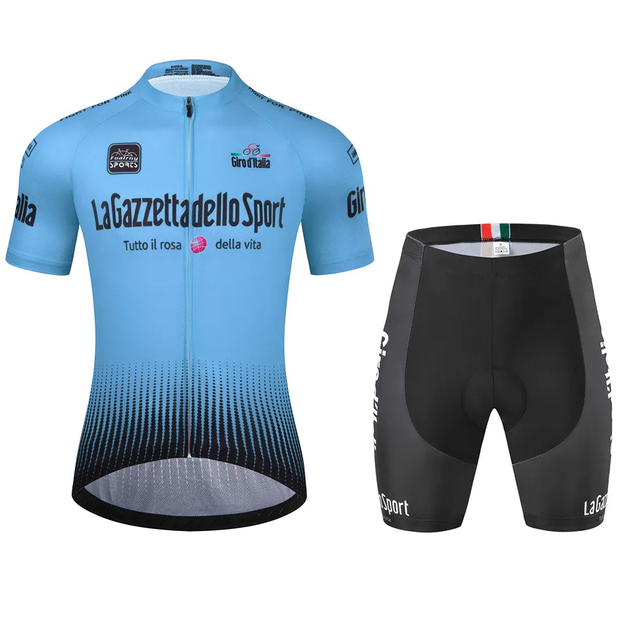 NONE Tour Of Italy Fahrradbekleidung Radtrikot Set Sommer Rennrad Kurzarm Fahrradbekleidung Herren MTB Trikot Set Sportbekleidung 4