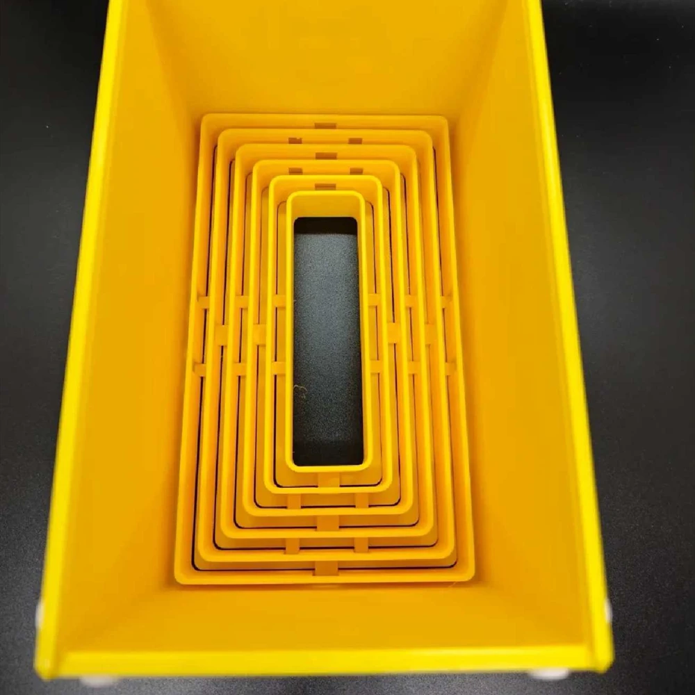 Caixa de tecido de pergunta impressa em 3D com design de rebaixamento automático para decoração Auto Top para fácil acesso ao tecido scatola fazzoletti