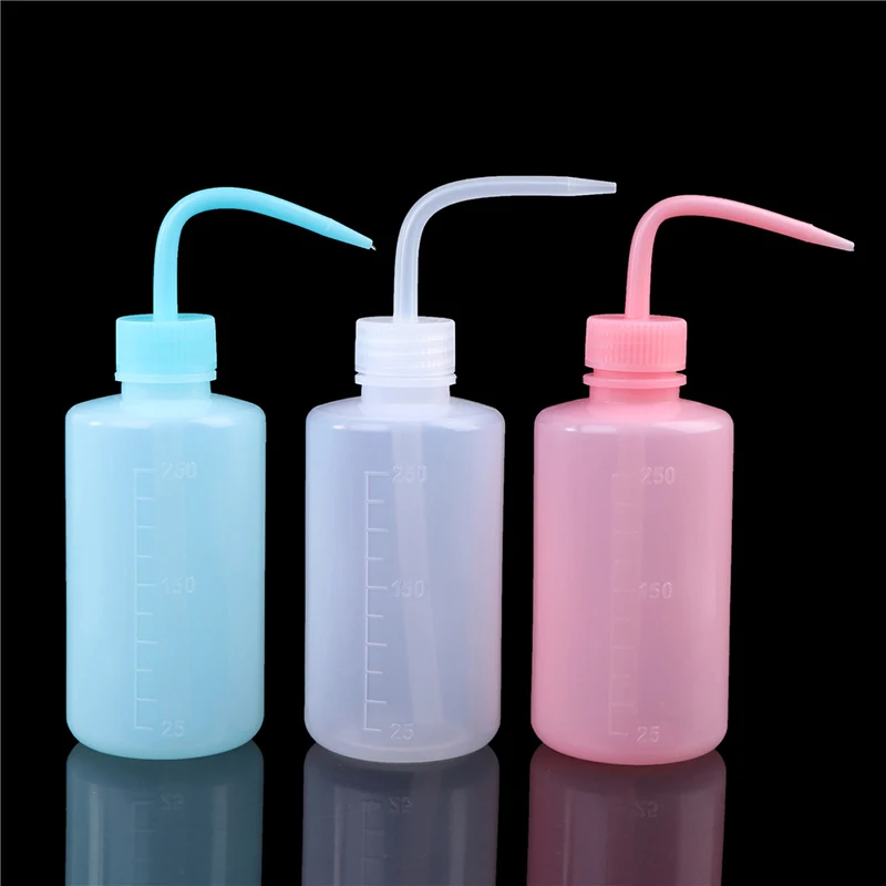 250ml Tattoo Bottle Microblading Supplies Diffuser Wash Squeeze Bottle Lab Non-Spray Convenient Supply Cups Tattoo Accessory