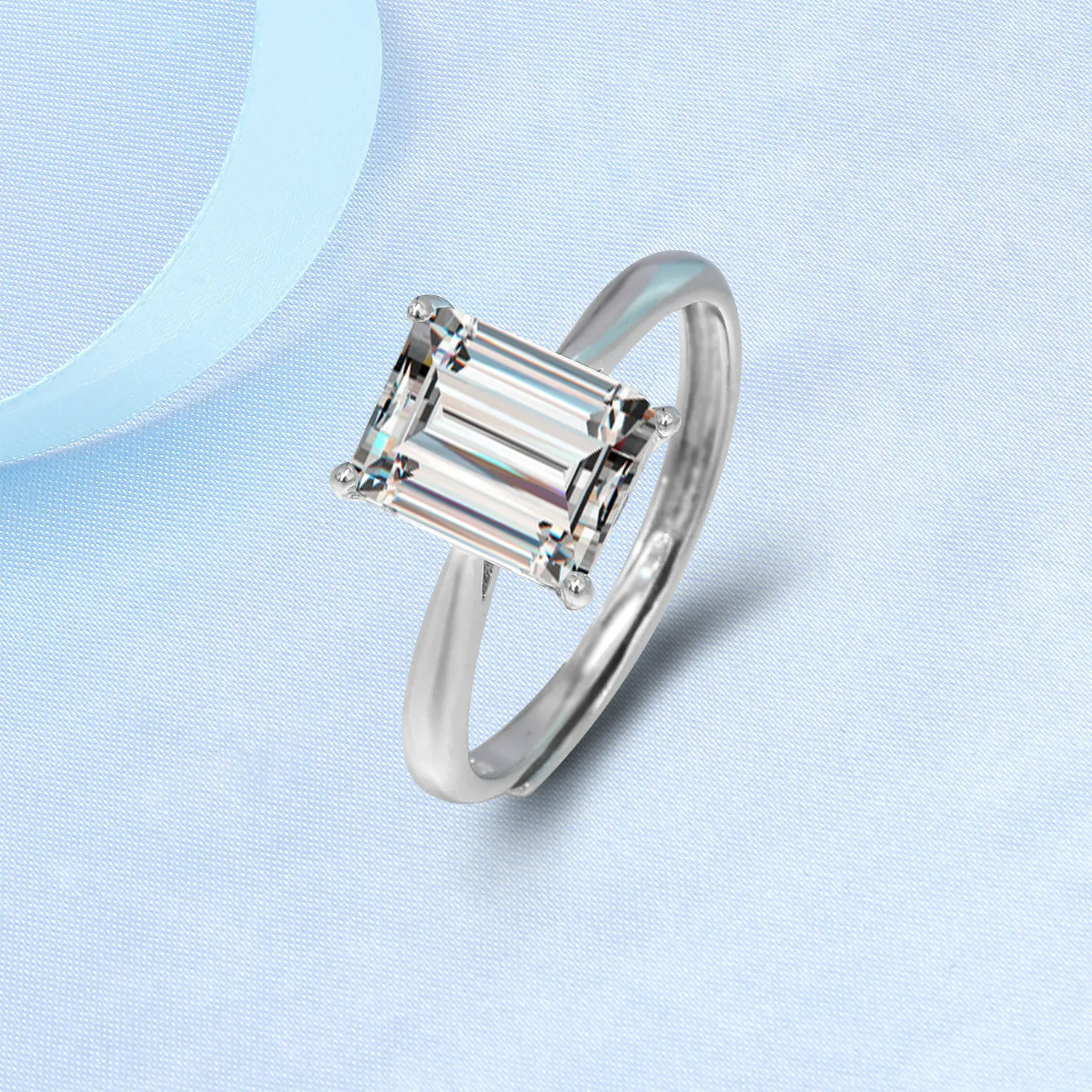 

Модное женское многослойное кольцо из стерлингового серебра 925 пробы с геометрическим узором и кубическим цирконием, с платиновым покрытием, для вечеринок, брендовые ювелирные аксессуары