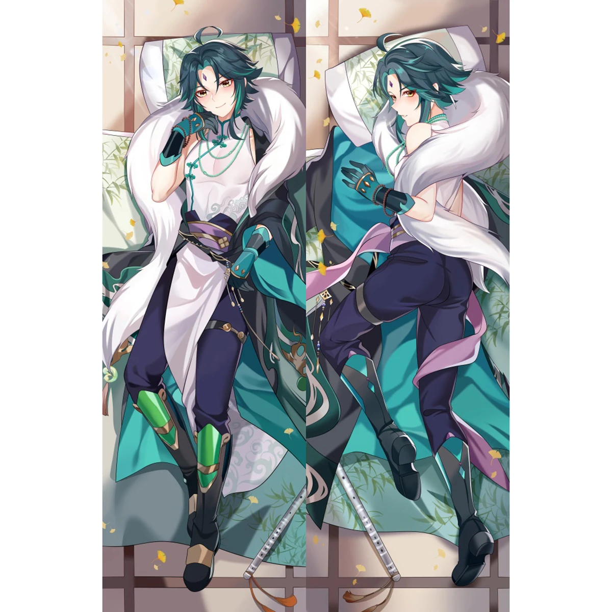 

Anime Pillow Cover Dakimakura Xiao Genshin Impact 2 Side Printed Hugging Body Pillowcase Cushion Cover Bedding Decor