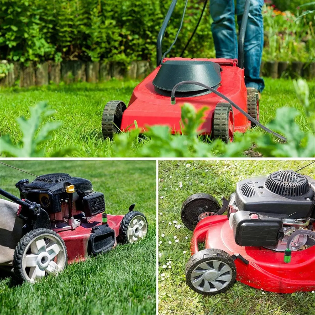 Final~~Lawn Mower Deck Wash Kit, Deck Wash Adapter Attachment Kit, Riding Lawn Mower Cleaning Accessories,