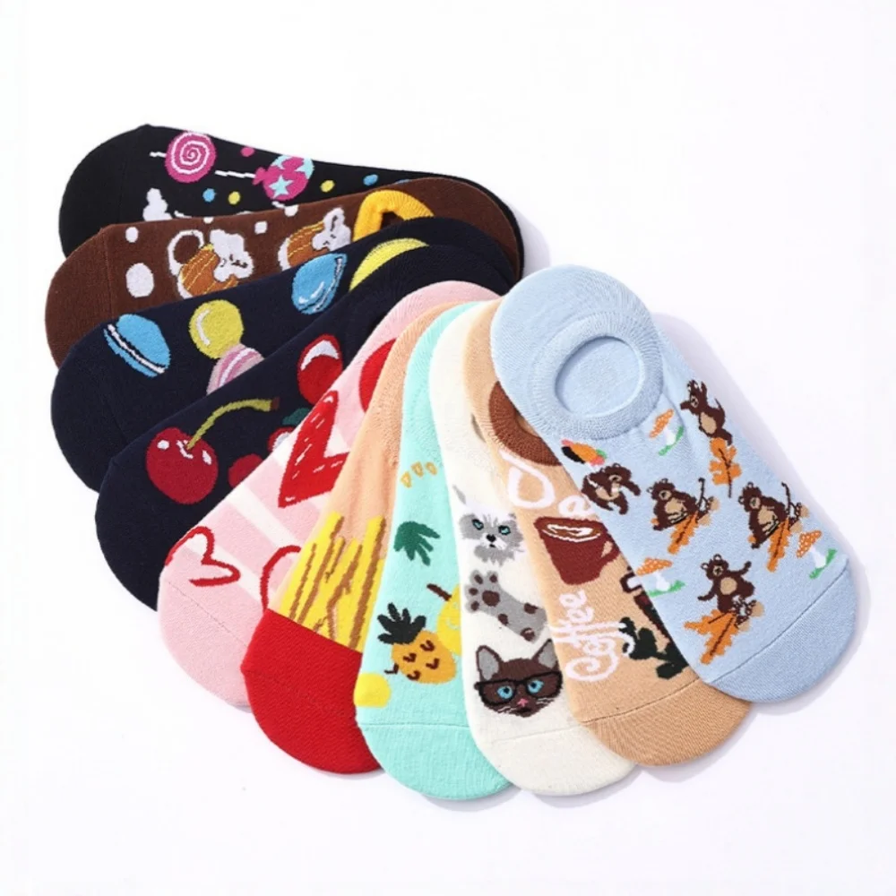 Breathable Non-Slip Invisible Socks for Women, Trendy Flats Socks, Summer Thin Socks