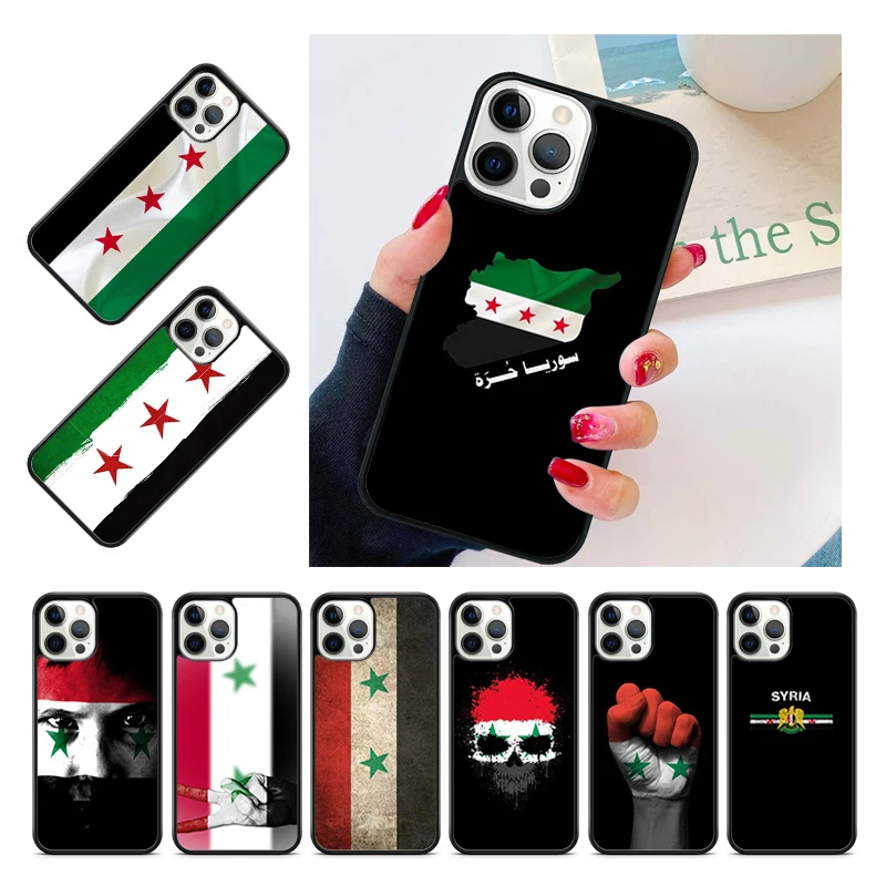 Old Syria Syrian Republic Flag Phone Case Cover For iPhone 15 16 14 13 12 Pro Max mini 11 Pro Max XS X XR Plus Coque