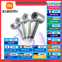 XIAOMI MIJIA High‑Speed Hair Dryer Pro,8 Airflow Modes,50 °C Constant Temp,110k RPM,70 m/s Air,200M Ions,CN Version With Adapter