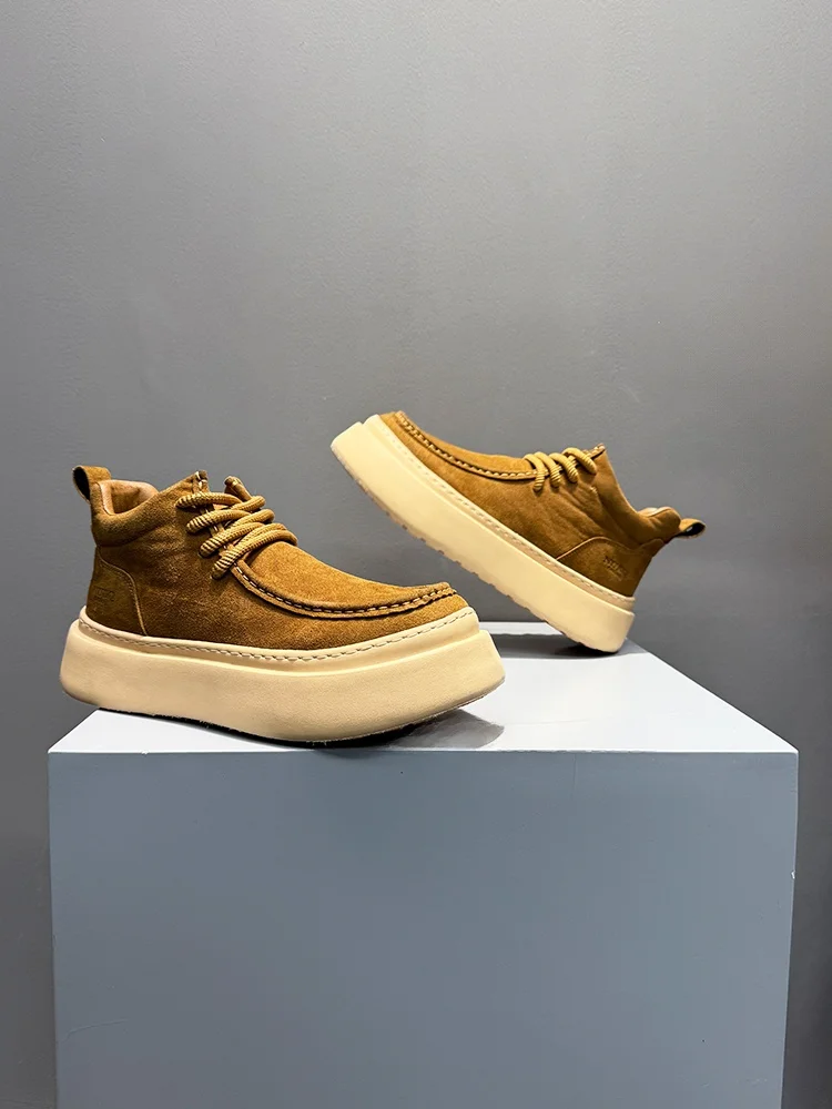 

Мужская мода Casual oes 2022, осень-зима, новинка Sle Thi Bot, утягивающая кожа, низкая помощь, Retro oes, теплая фигура