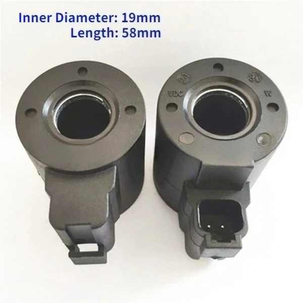 

Pilot Coil Safety Lock Solenoid Valve 19mm x 58mm Compatible LG Excavators Hydraulic Control System Repair Parts