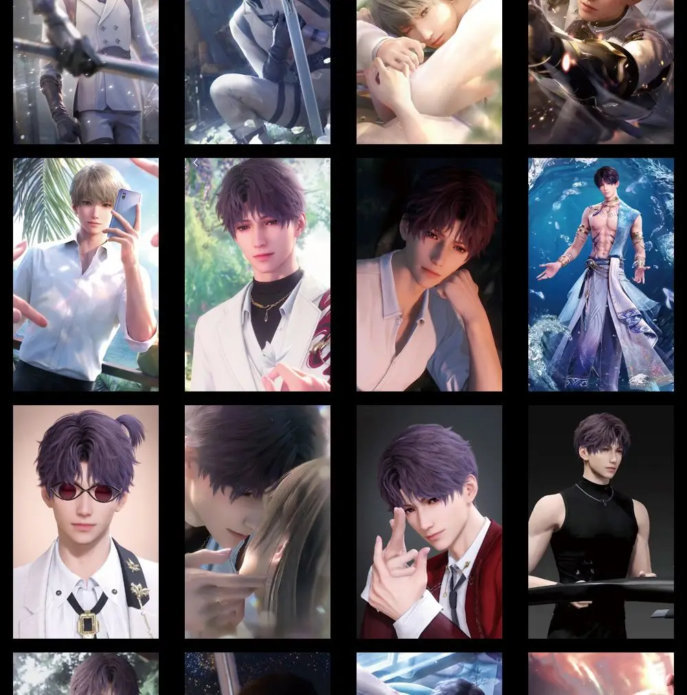 100 шт., аниме «Любовь и глубокое пространство», Силус Рафейэль, лазерная ломо-карта, фотокарточка HD, маленький альбом, фотокарточки для фанатов, коллекция открыток