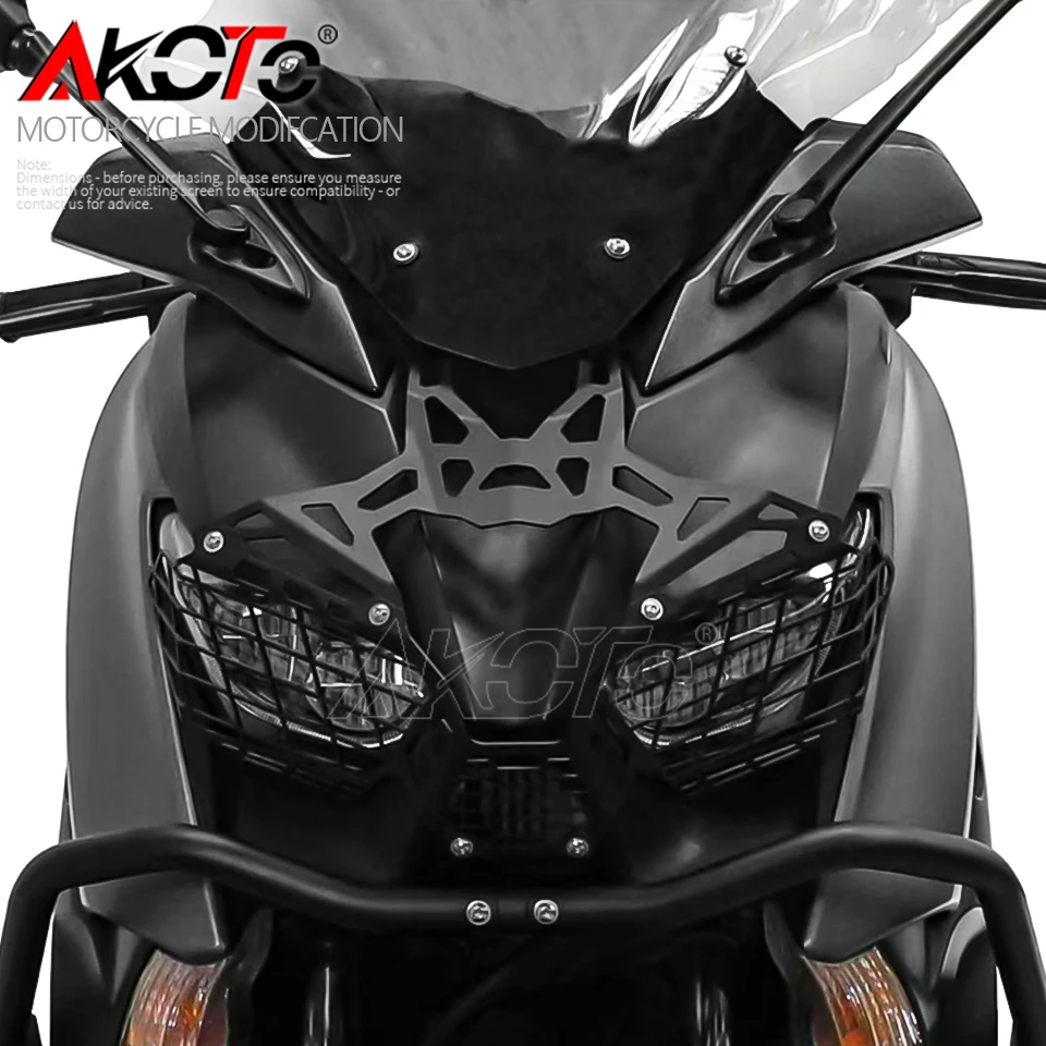 For YAMAHA XMAX 300  X-MAX300 XMAX300 2017-2022 Motorcycle Accossories Front Headlight Grille Lamp Guard Cover Net Protector