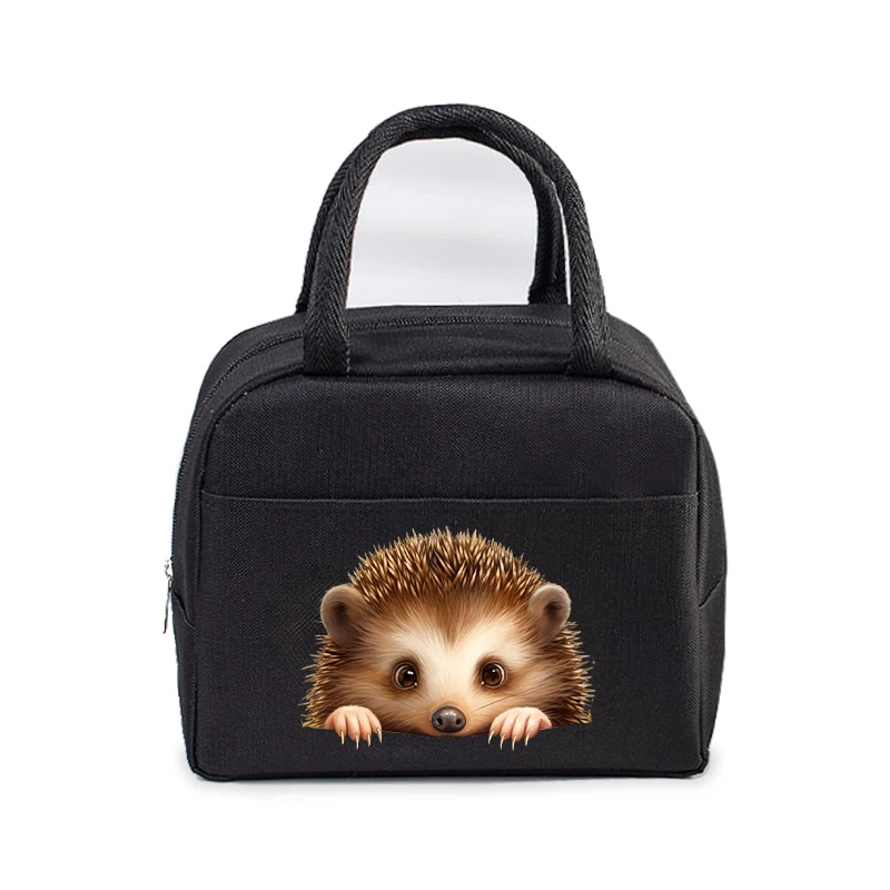 Fun 3D Cartoon Animal Portable Lunch Bag Durable Women Men Thermal Box Cartoon Lunch Handbags Cooler Insulated Food Lunch Bags