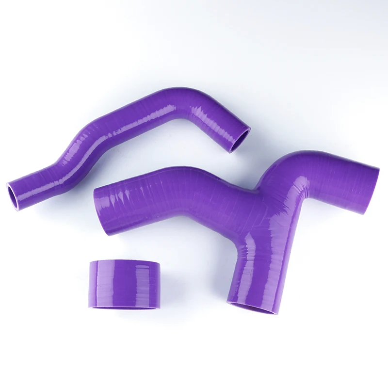 Для 2000-2006 Subaru WRX GDB VER 7-9 Y-Pipe 2001 2002 2003 2004 2005 силиконовые шланги интеркулера с верхним креплением, комплект трубок, 3 шт.