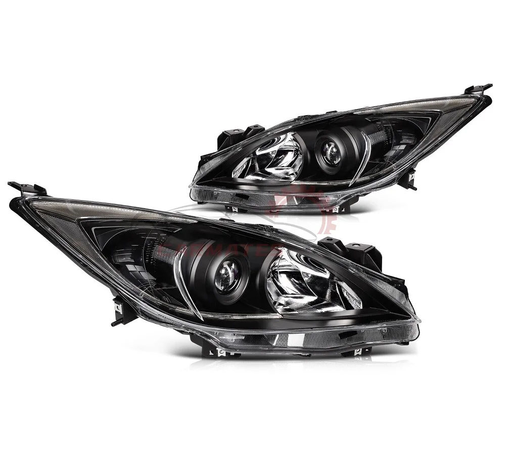 

For Mazda 3 2010-2013 Headlights Assembly Black Housing Clear Lens Headlamp MA2518130 auto lighting systems