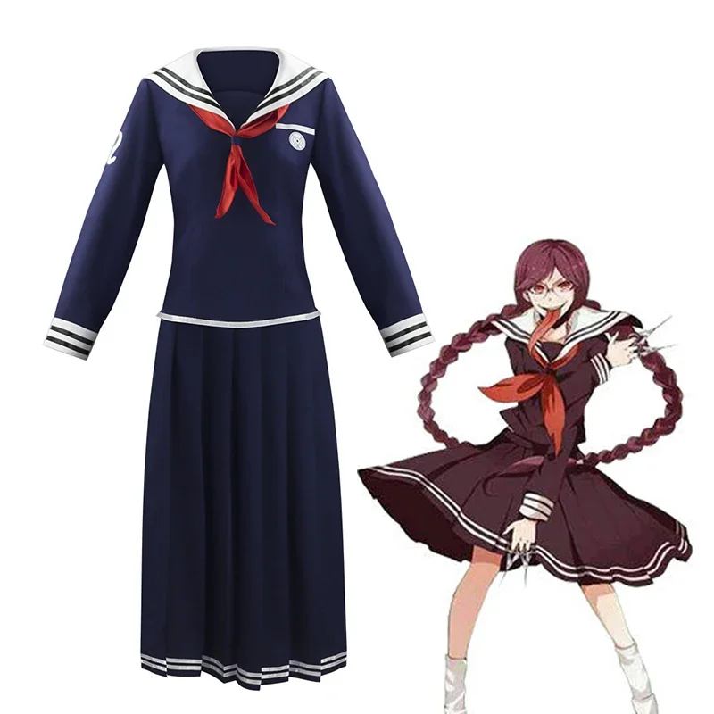 Danganronpa: Trigger Happy Havoc Toko Fukawa Cosplay Costumes Jk School Uniform Top Skirt Suit Carnival Halloween Costume Women