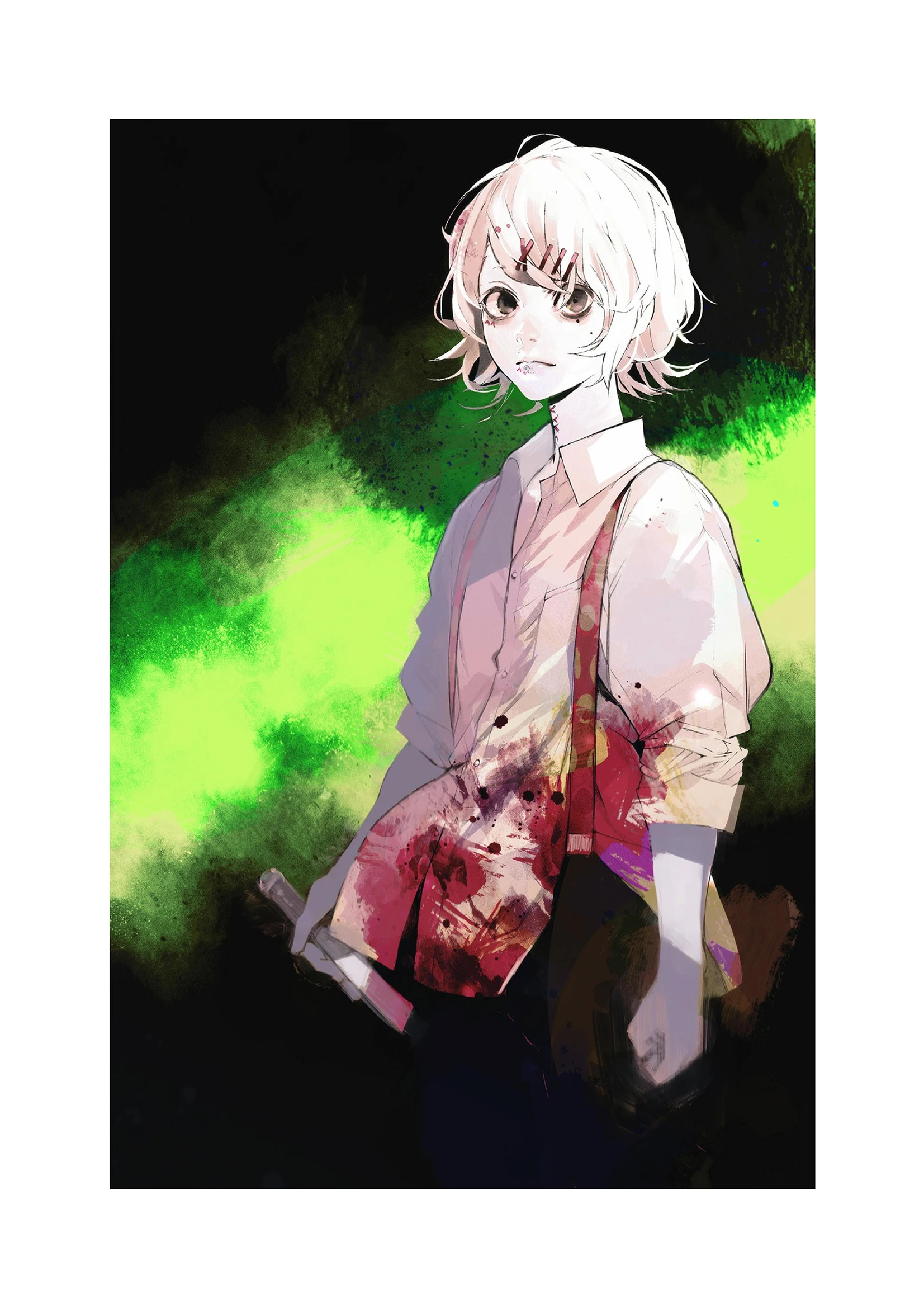ZAKKI:re Artbook - Full-Color Character Designs, Animation Storyboards & CG Sketches | Kaneki, Touka & Arima