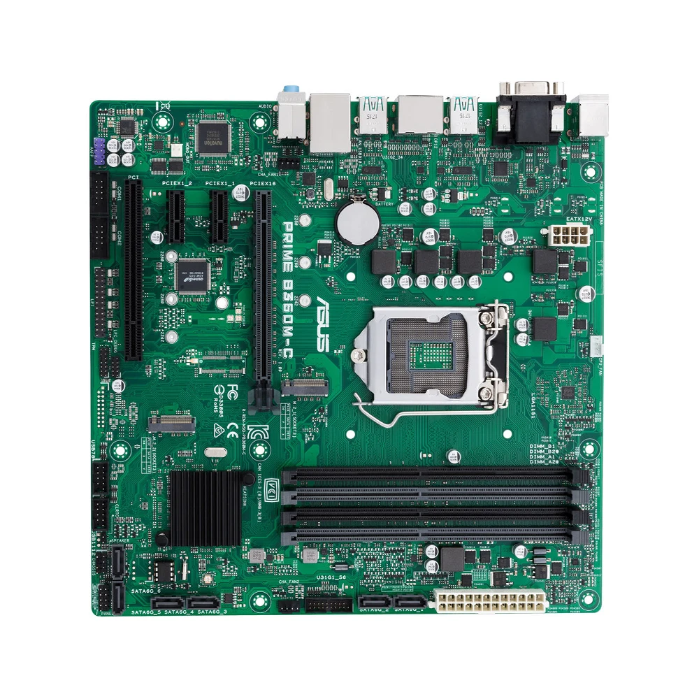 

Материнская плата ASUS PRIME B360M-C LGA 1151, поддержка i3-9100 i5-9400 8600 i7-9700 8700K I9-9900 DDR4, материнская плата HDMI M.2 PCIe 3.0 mATX