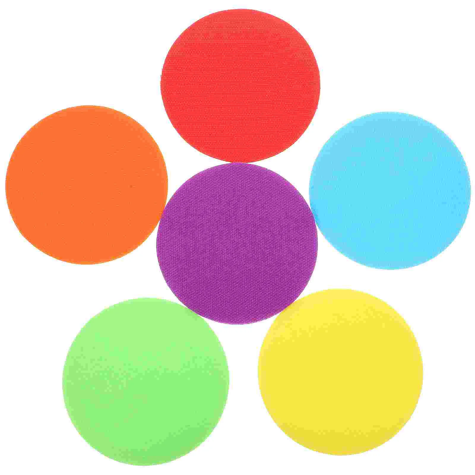 30 Pcs Round Area Rug Stickers for Children Carpet Marker Family Circular Game Buckle Training Classroom Trainning Teaching