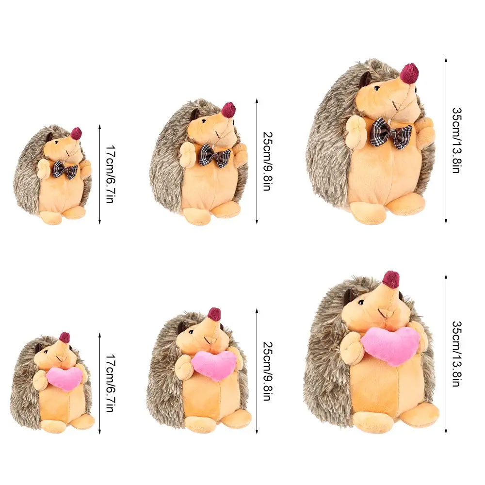 Cute Big Giant Stuffed Animals Plush Toy Kawaii Animals Hedgehog Couple Valentine Gift Dolls