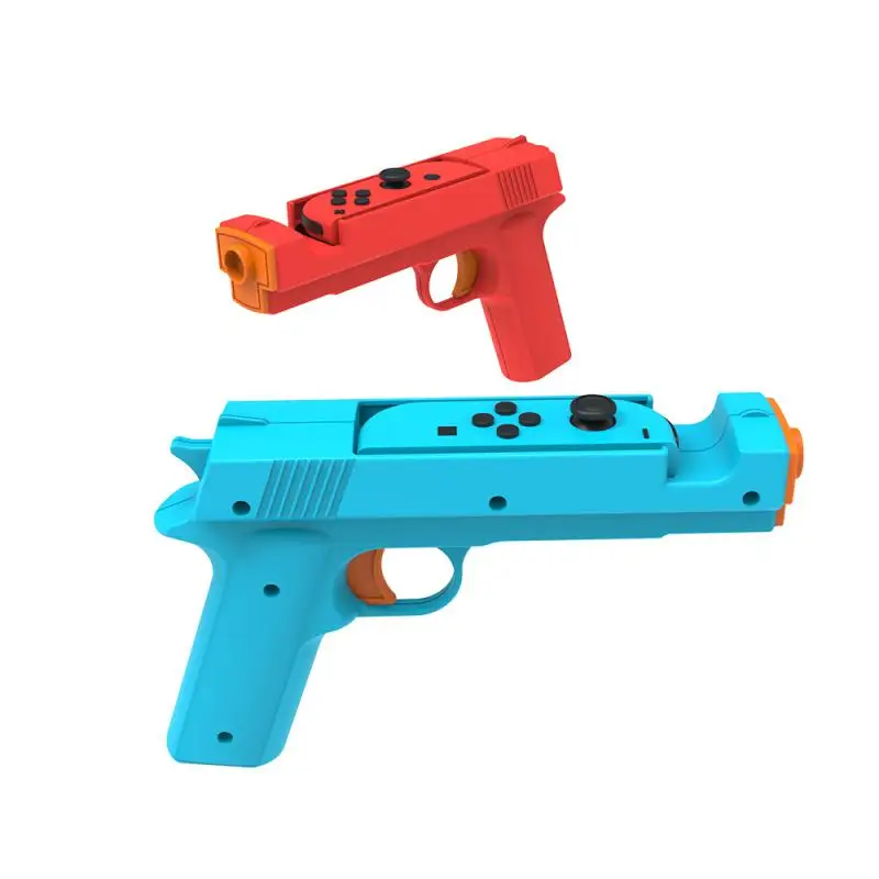 Game Gun Shape Handgrip For Switch N-S OLED Accessories Easy install Enhance Parent-child interaction experience