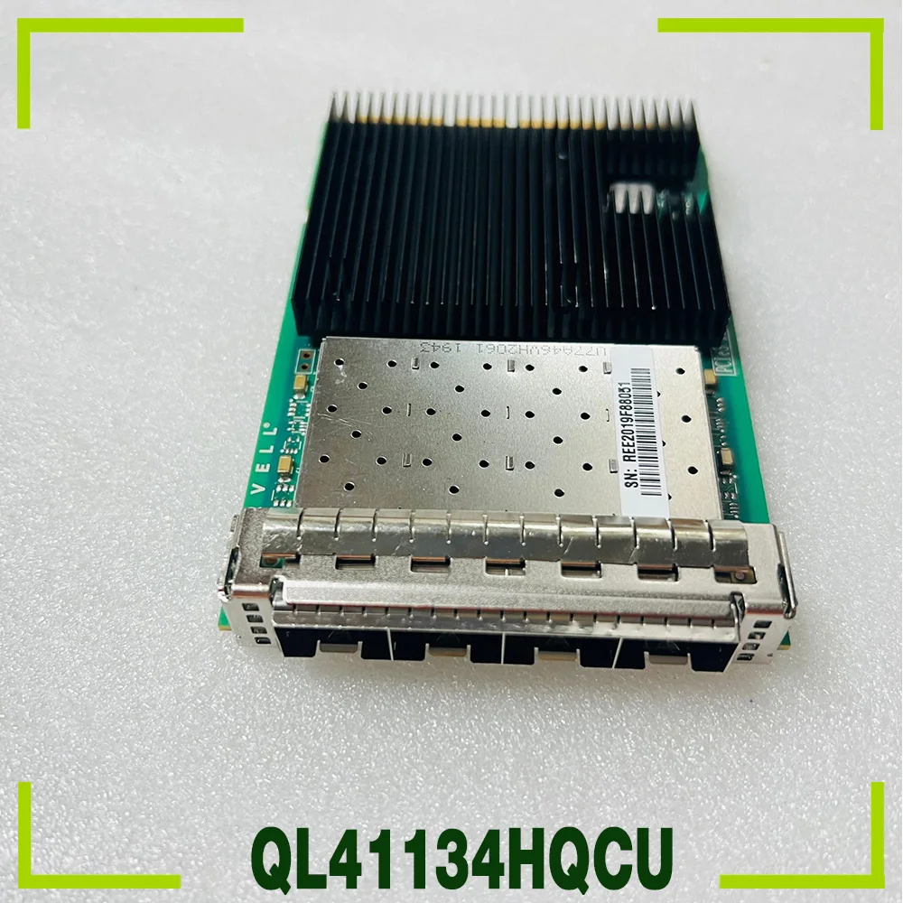 For QLogic AH2010418-02 A SFP+ Four-port 10 Gigabit Optical Fiber Net-work Card QL41134HQCU