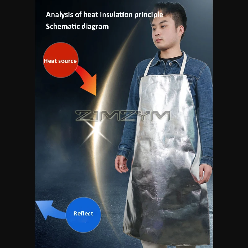 

Heat Apron for Barbecue,Heat Resistant Apron,High Temperature Working Apron,Heat Resistant Aluminum Foil Apron