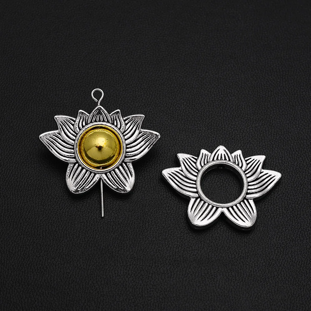 20 sztuk 25 styl Vintage OM joga lotos Namaste Charms wisiorek dla majsterkowiczów brelok bransoletki akcesoria do wyrobu biżuterii akcesoria — zdjęcie 6