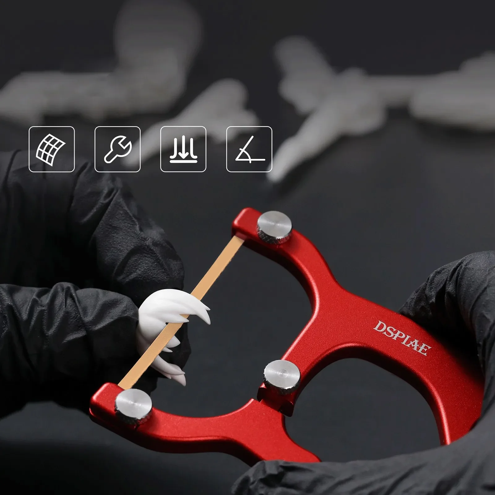 DSPIAE AT-CSS Curved Surface Sander Handhold Grinding Tools for  Model Hobby Polishing Tools Stainless Steel 109*74*6mm