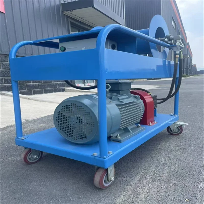 2000psi 27HP Steel Pipe Electric Full-length air Duct Sewage Pipeline Cleaning Machine