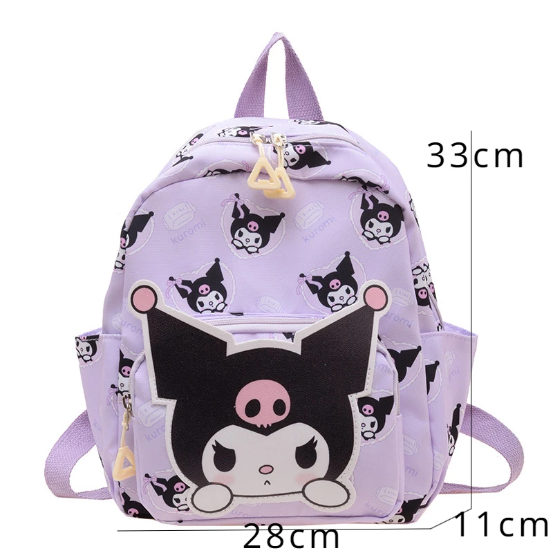 Hello Kitty plecak dla dzieci dziewczyny Kawaii tornistry Sanrio plecak Kuromi torebka torby dla dzieci dla dziewczynek na zamek błyskawiczny