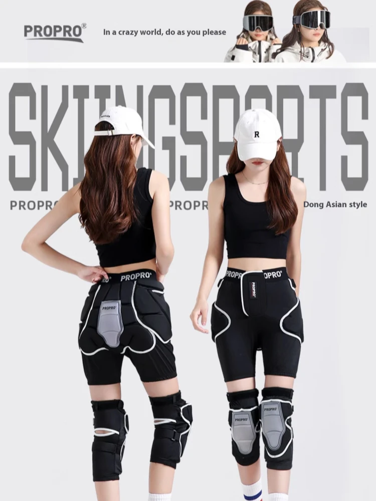 

PROPRO Ski Hip Protector Ski Snowboard Skateboard Skate Motorcycle Knee Pads Protector Shorts Hip Pad for Ski Hip Protector