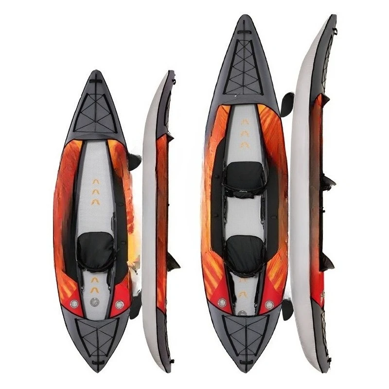 

Single Double Canoe Kayak Surfing Inflatable Brushed Bottom