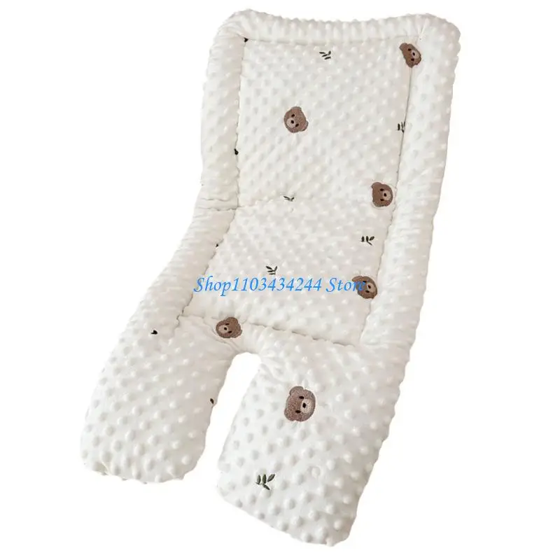 Cotton Baby Seats Liners for Strollers Car Seats Reversible Pram Mat Breathable Pram Liners Washable Pram Cushions