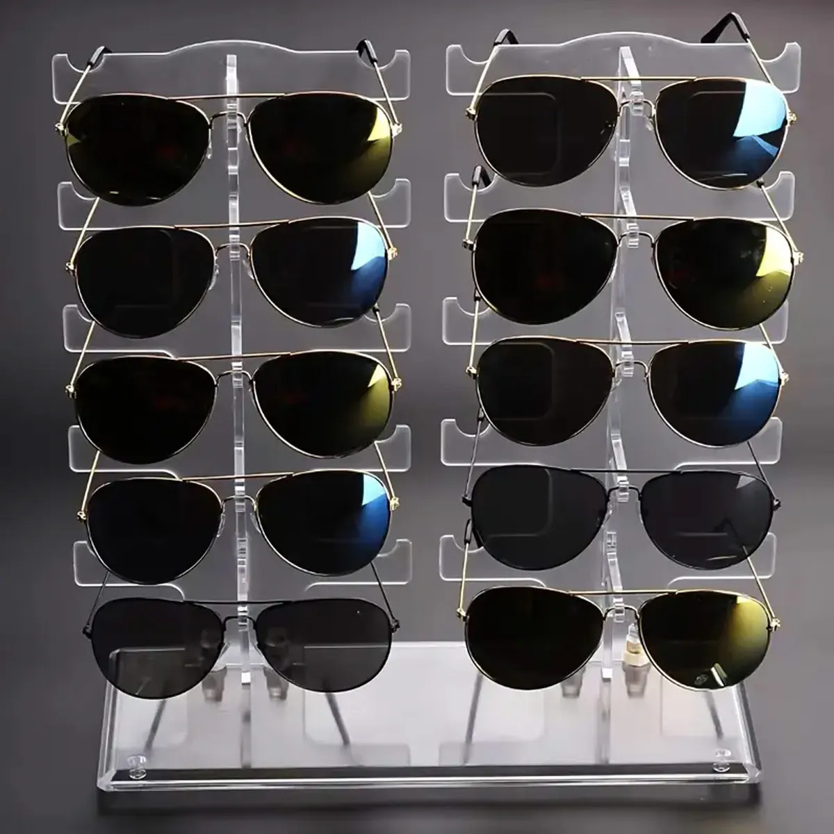 Transparent Glasses Display Rack
