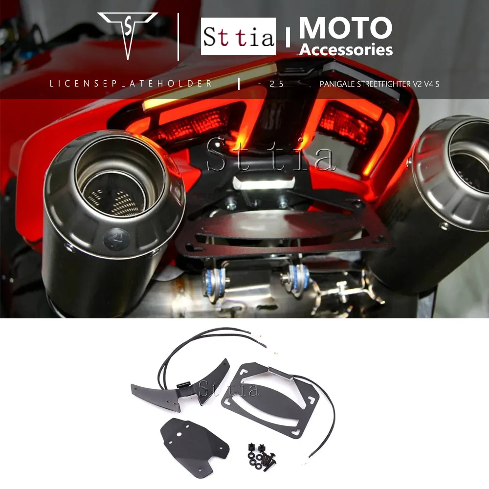 

2025 FOR Ducati Panigale V4 2025 Panigale V2 2025 Tail Tidy / Fender Eliminator with LED Turn signals Fender Eliminator Kit