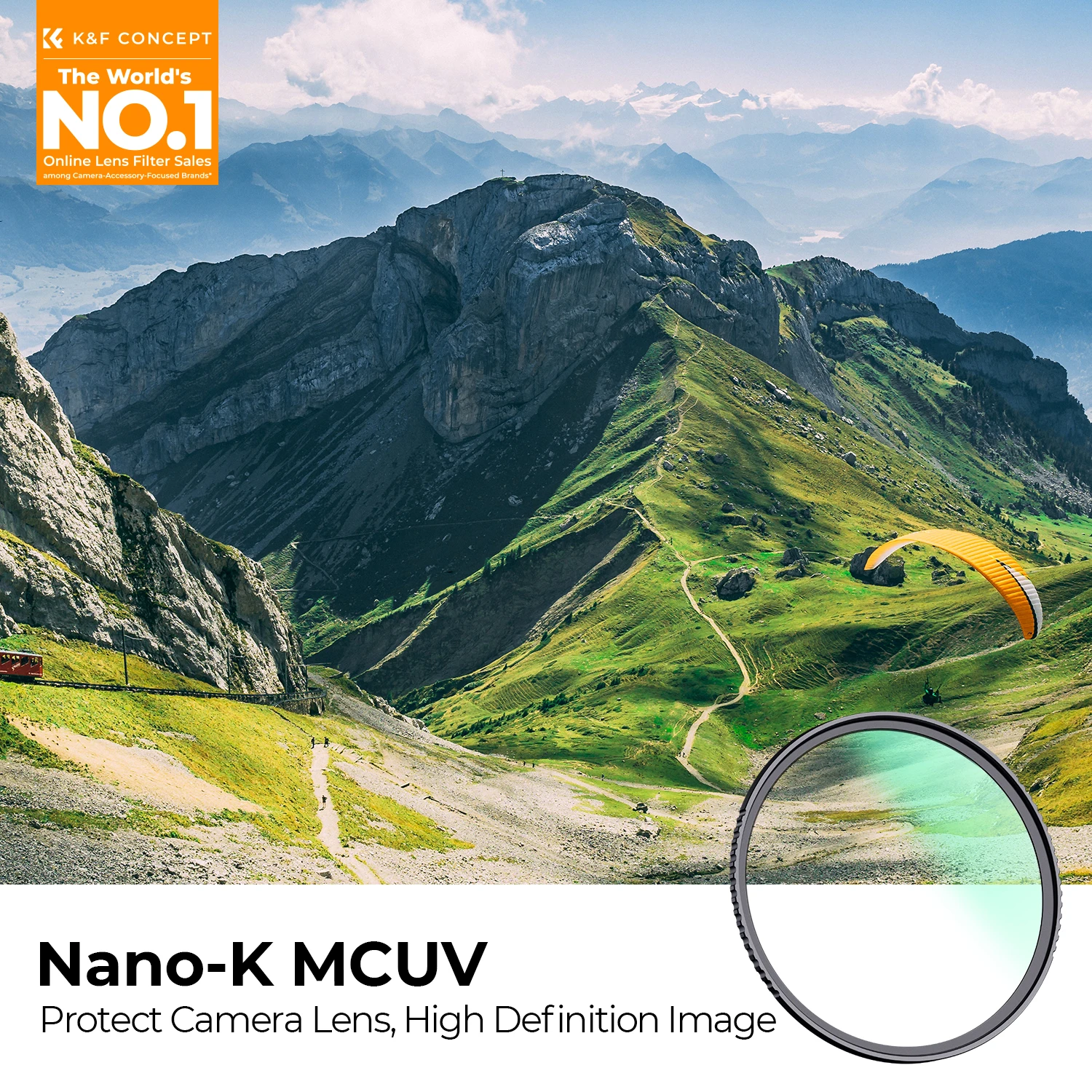 K&F Concept 37-105mm UV Filter Lens MC Ultra Slim Optics with Multi Coated Protection 37mm 49mm 52mm 58mm 62mm 67mm  77mm 82mm