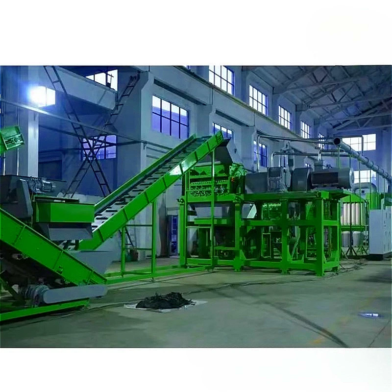 Full Automatic Tire Recycling Production Line New Tire Complete Production Line Rubber Pellet Production Equipment High Quality