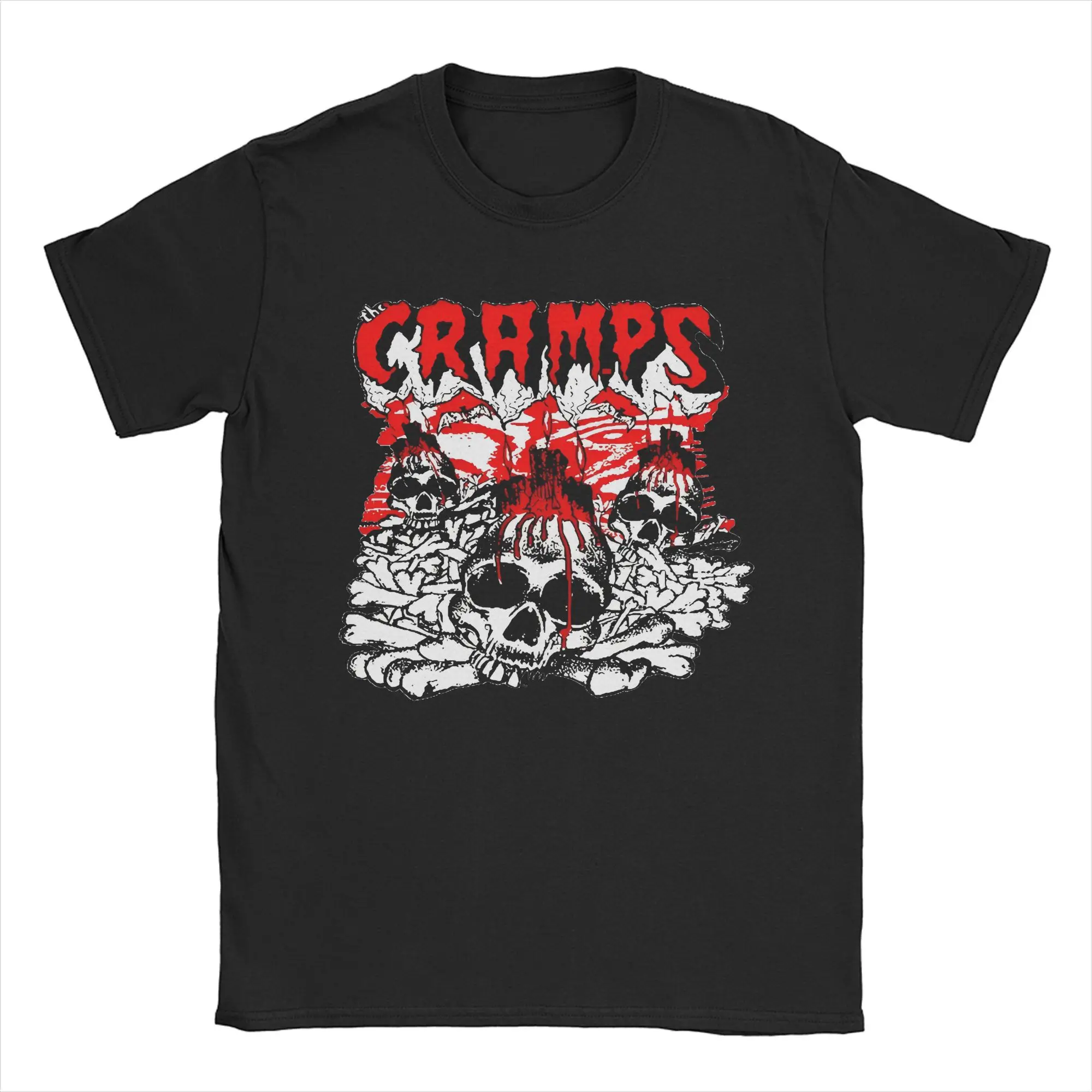 

The Cramps Skull Logo Apparel Men Women T Shirt Pure Cotton Tee Fashion Funny T-shirt Clothing