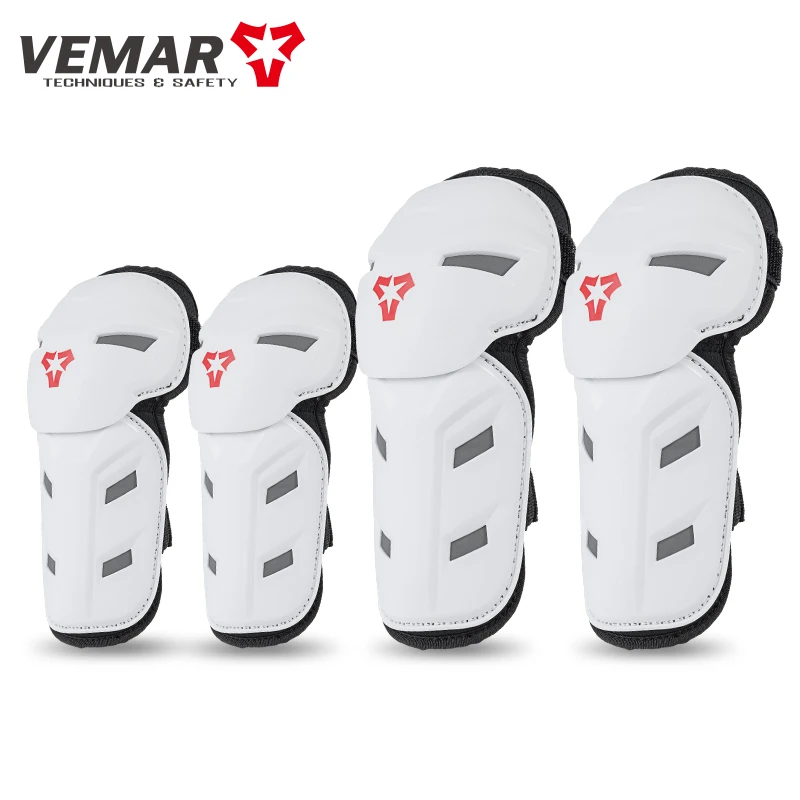 

VEMAR Children's Sports Knee Pad Elbow Pads 4-Piece Summer Fall Prevention Motorcycle Motocross Riding Gear Knee and Elbow Pads