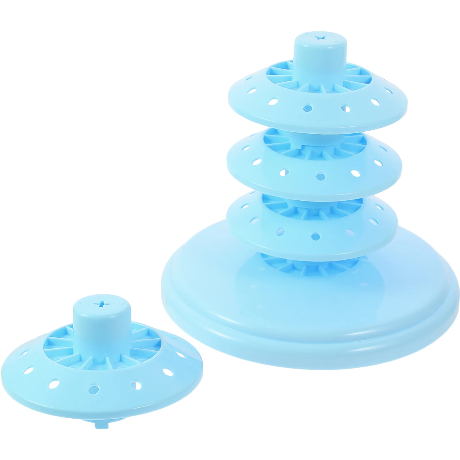 Cake Pop Stand Blue Lollipop Display Lollipops Holder Multi-layer Multi-function Tabletop