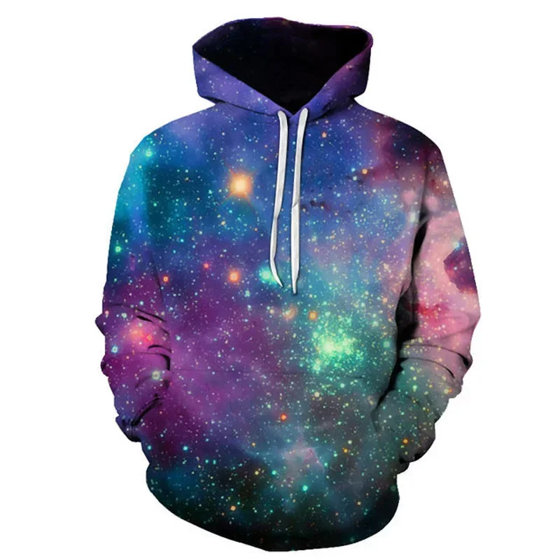 Galaxy Scenery Fashion Style 3D Printed Hoodies Unisex Pullovers Hoodie Casual Sweatshirts Street Top Tracksuit