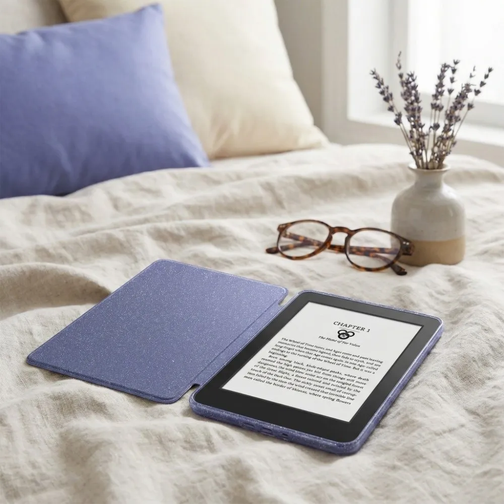 

Защитный чехол с функцией автоматического включения/выключения, магнитная акриловая задняя крышка для Kindle Paperwhite 5 (11-го поколения) 2021 года, 6,8 дюйма